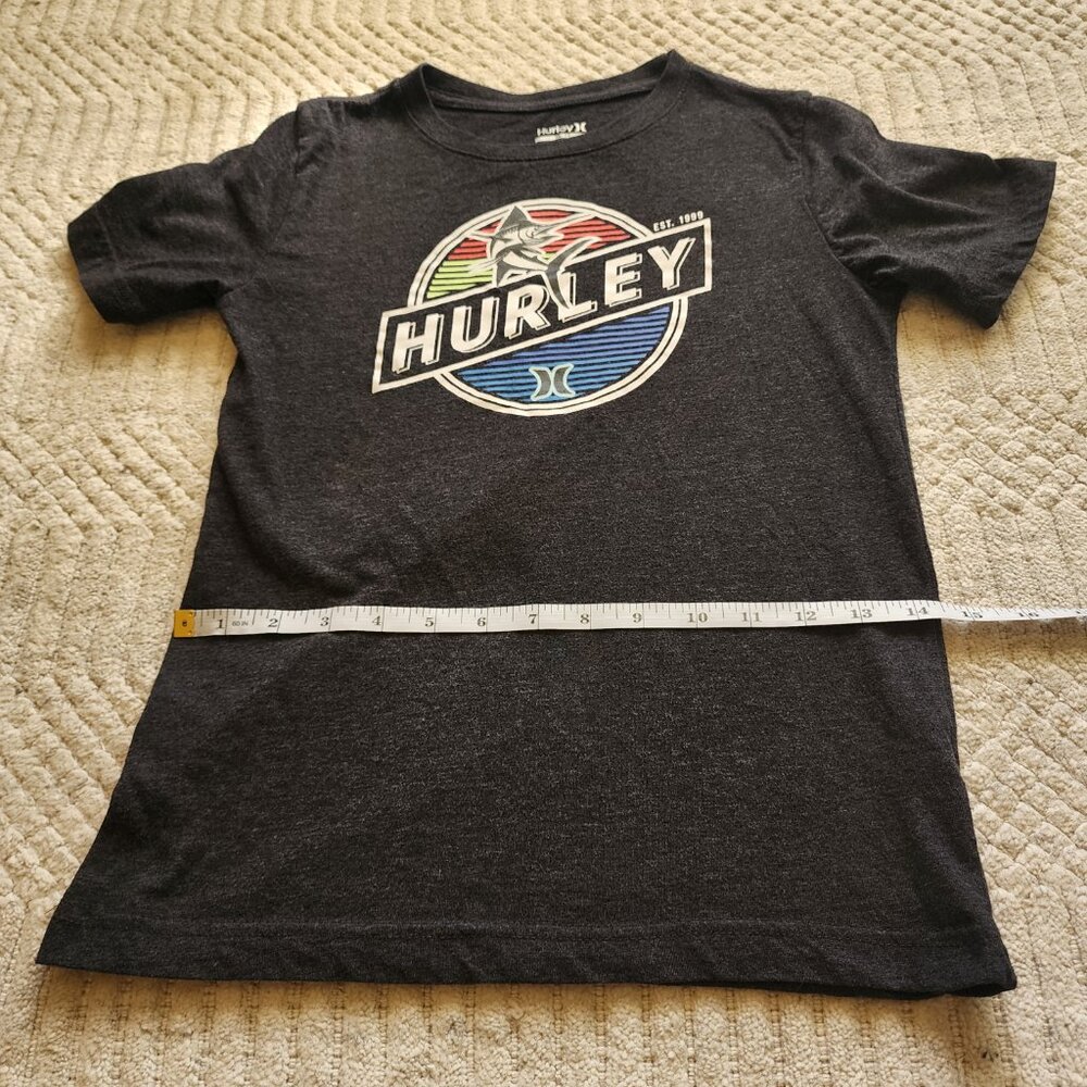 Hurley Boys Graphic T-Shirt Size 10/12 – EST. 1999 Surf Logo - Picture 7 of 16